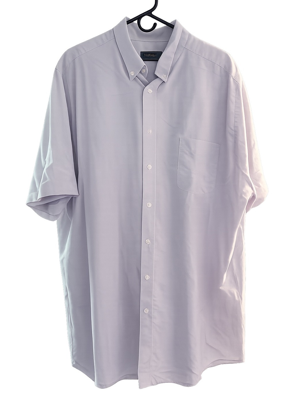 Signature Light Lavender Short-Sleeve Button-Down Shirt